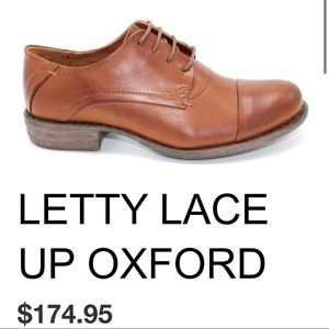 Miz Mooz Letty oxfords. Size 8 womens. Colour: Brandy